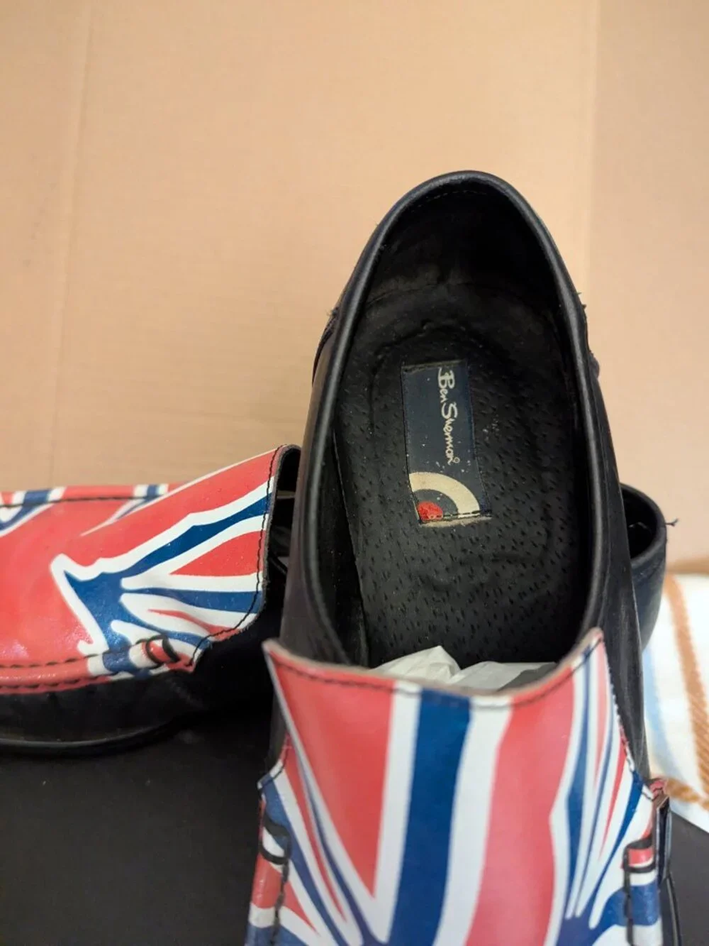 BEN SHERMAN Mens British Loafers  Size 10